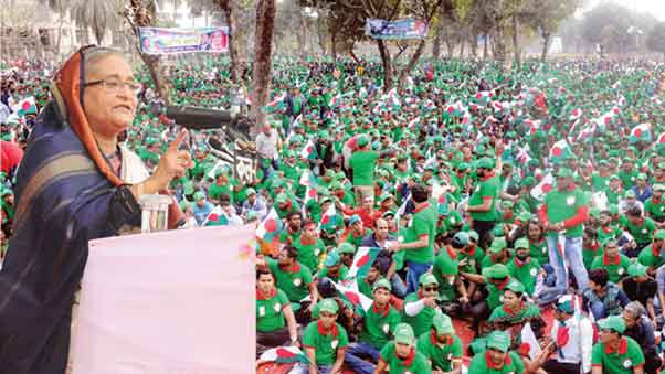 তাদের মুখে গণতন্ত্রের কথা মানায় না : শেখ হাসিনা