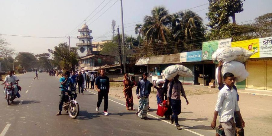 পরিবহন ধর্মঘটে অচল সিলেট, দূর্ভোগে যাত্রীরা