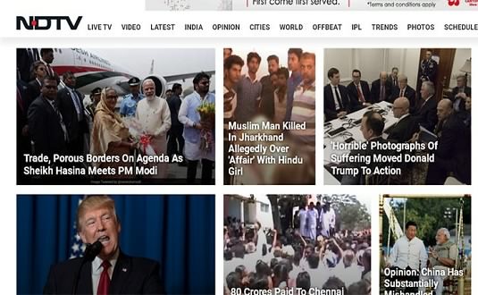 ভারতীয় মিডিয়ায় কতোটা গুরুত্ব পাচ্ছে শেখ হাসিনার সফর?