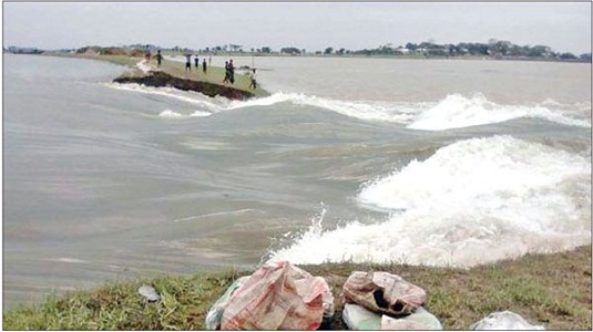 সাগরে পরিণত হয়েছে শনির হাওর