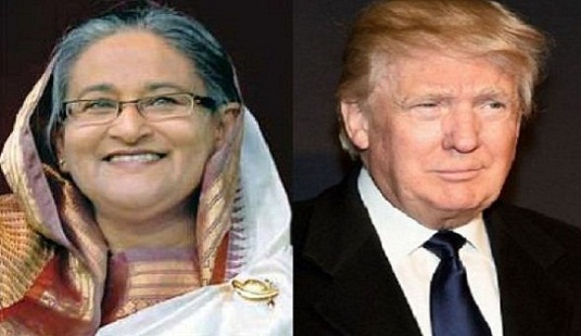 ট্রাম্পের সঙ্গে শেখ হাসিনার শুভেচ্ছা বিনিময়, ঢাকা সফরে আসার আগ্রহ প্রকাশ