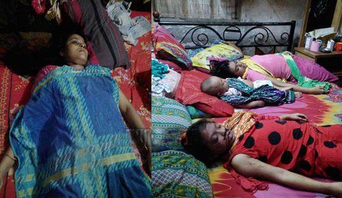রাজধানীতে ঘরের ভেতরে মা ও ৩ সন্তানের লাশ