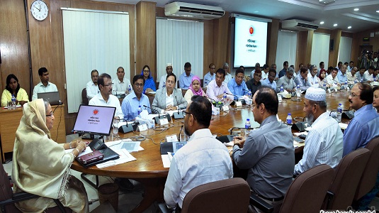 বাজেট বাস্তবায়নে সচিবদের সর্বোচ্চ কর্মদক্ষতা দেখানোর নির্দেশ প্রধানমন্ত্রীর
