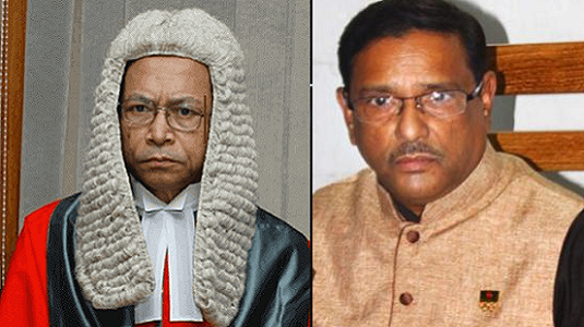 হঠাৎ প্রধান বিচারপতির বাসায় ওবায়দুল কাদের!