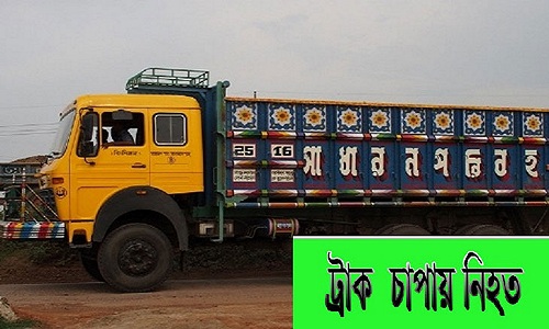 নবীগঞ্জে ট্রাক চাপায় স্কুলছাত্র নিহত