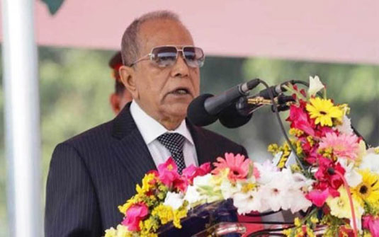 রোহিঙ্গাদের সম্মানের সাথে মায়ানমারে ফিরিয়ে নিতে হবে : রাষ্ট্রপতি