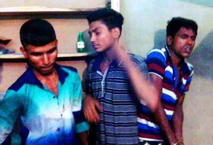 নবীগঞ্জে তিন চোর ধরাশায়ী
