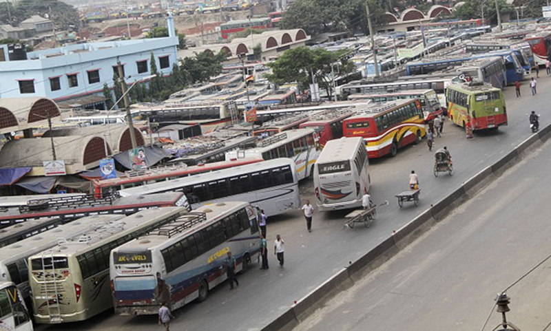 সোহরাওয়ার্দীর সমাবেশকে ঘিরে ঢাকামুখী গণপরিবহণ বন্ধ