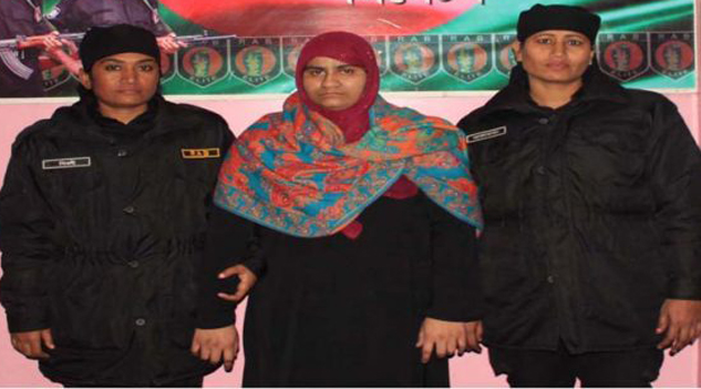 কানাইঘাটের শিশু হন্তারক চাচী দক্ষিণ সুরমায় গ্রেফতার
