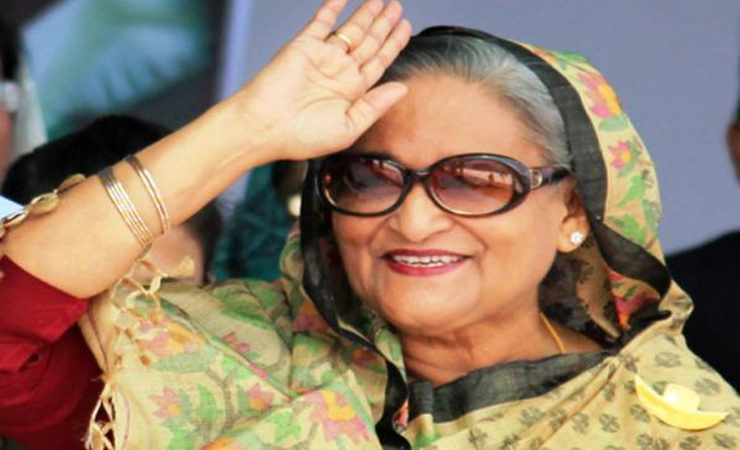 শাহপরানের পথে প্রধানমন্ত্রী
