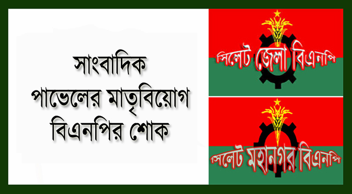 সাংবাদিক পাভেলের মাতৃবিয়োগ : বিএনপির শোক