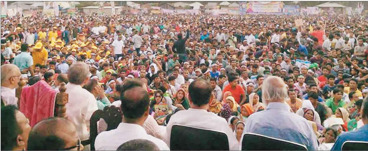 বরিশালের জনসমুদ্রে খালেদা জিয়ার মুক্তি দাবি