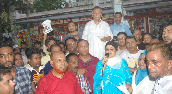 উন্নয়ন ও গনতন্ত্রের প্রতীক ধানের শীষে ভোট দিন : লুনা