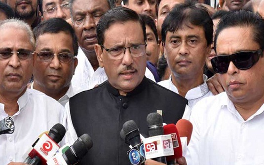 বিএনপির এখন উপায় নাই, তাই আন্দোলনে সমর্থন : কাদের