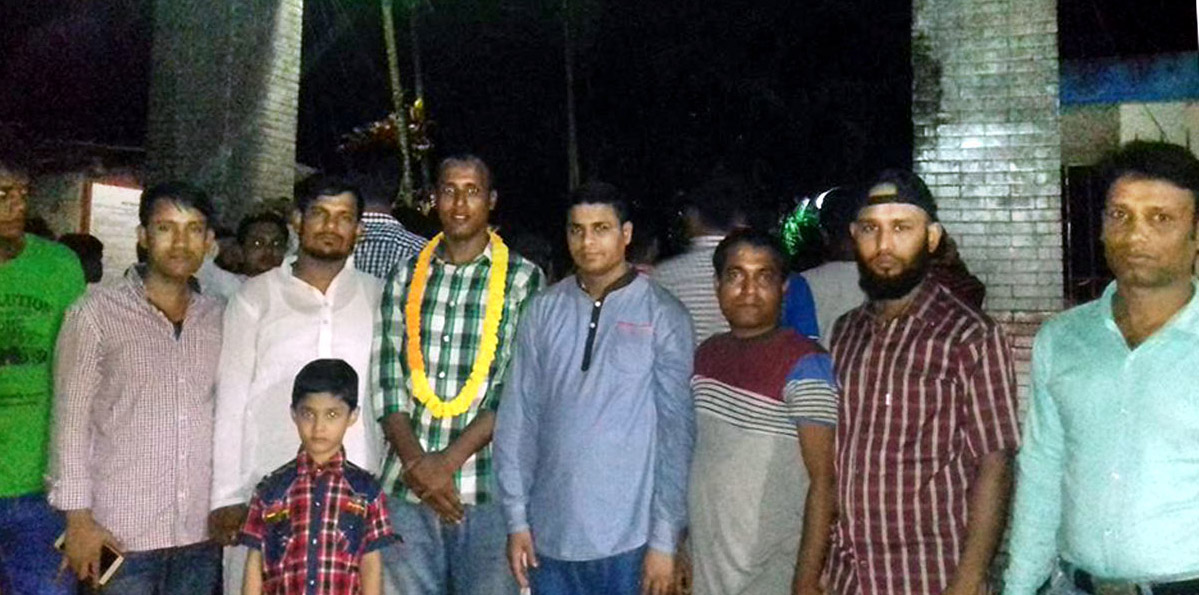 ওসমানীনগর উপজেলা ছাত্রদলের যুগ্ম-আহবায়ক হাছানের মুক্তি লাভ