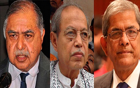 জাতীয় ঐক্য’র যৌথ নেতৃত্বে বদরুদ্দোজা-কামাল-ফখরুল
