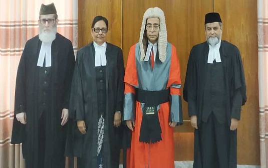 আপিল বিভাগের তিন বিচারপতির শপথ গ্রহণ