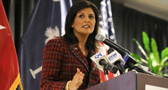 জাতিসংঘে নিযুক্ত মার্কিন রাষ্ট্রদূত নিকি হ্যালির পদত্যাগ!