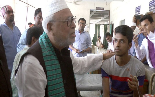 গণস্বাস্থ্য কেন্দ্রে হামলার দৃশ্য দেখে কাদের সিদ্দিকীর ক্ষোভ