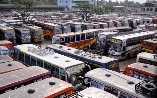 পরিবহন শ্রমিকদের ধর্মঘট শুরু, চরম বিপাকে সাধারণ মানুষ