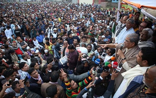 ধানের শীষের গণজোয়ার দেখে হাসিনার সরকার ভয় পেয়ে গেছে : ফখরুল