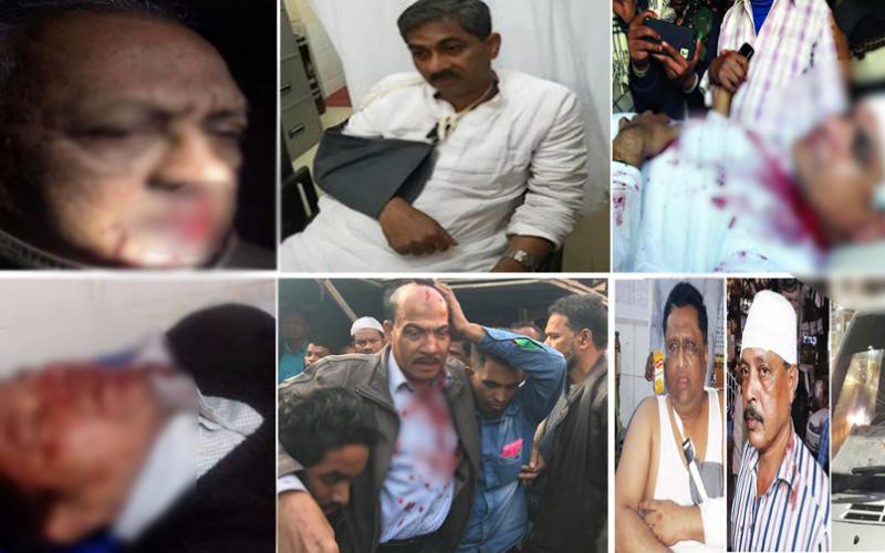 বিভিন্ন স্থানে হামলায় আহত বিএনপির প্রার্থী ও নেতাকর্মীরা