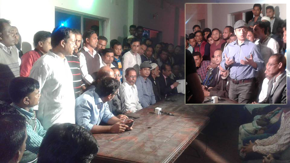 সিলেট-৫ আসন : বিএনপি প্রার্থী মামুনের সমর্থনে জকিগঞ্জে মতবিনিময় সভা