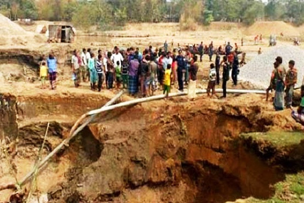 কোম্পানীগঞ্জে পাথরের গর্ত ধসে ২ শ্রমিক নিহত