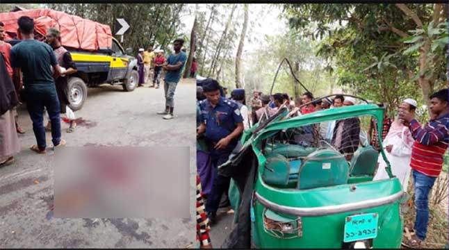 গোয়াইনঘাটে সড়ক দুর্ঘটনায় সেনা সদস্যের স্ত্রী-ছেলে নিহত