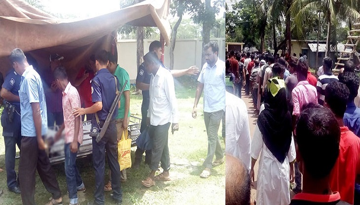 নয়ন বন্ডের লাশ দেখতে ৩ কিলোমিটারের লাইন, দাফনে বাধা