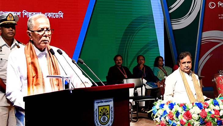 জঙ্গিবাদ দূর করতে সংস্কৃতির বিকাশ ঘটাতে হবে : রাষ্ট্রপতি