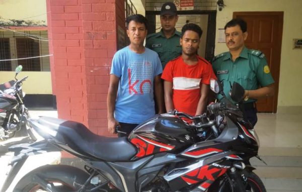 সিলেটে চুরি যাওয়া মোটরসাইকেল সুনামগঞ্জের তাহিরপুর থেকে উদ্ধার
