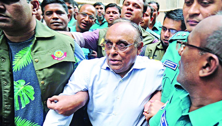 ব্যারিস্টার মইনুলের জামিন নামঞ্জুর, কারাগারে পাঠানোর নির্দেশ