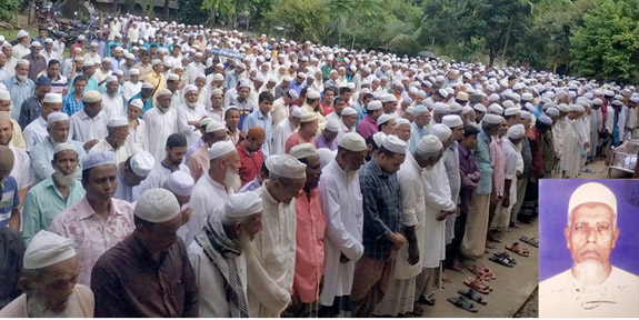 কানাইঘাট সমাজসেবী মাহমুদের দাফন সম্পন্ন