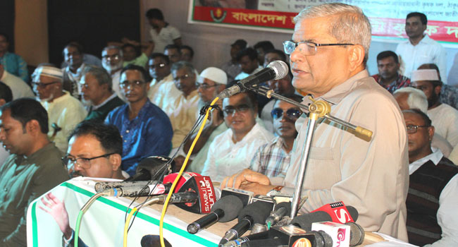 মানুষের অধিকার আদায়ে এই সরকারকে রুখে দিতে হবে : মির্জা ফখরুল