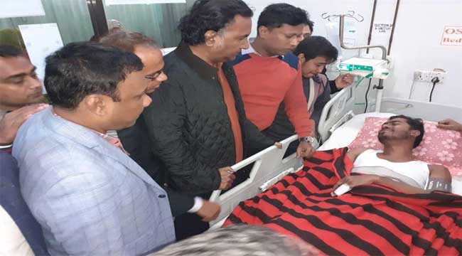 ভিপি নূরের খোঁজ নিলেন বিএনপি নেতা হাবিব উন নবী খান সোহেল