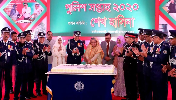 পুলিশে সন্তুষ্ট প্রধানমন্ত্রী