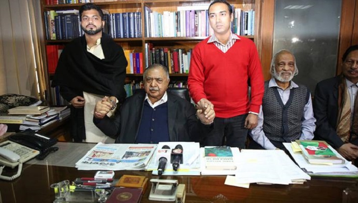 তাবিথ-ইশরাককে ঐক্যফ্রন্টের সমর্থন