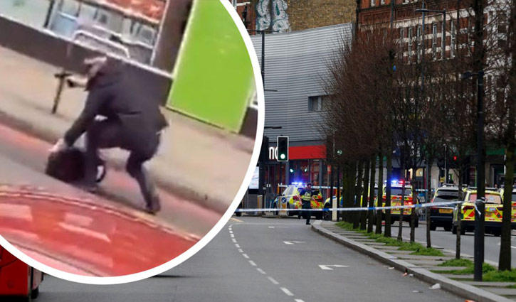 লন্ডনে ছুরি হামলা, পুলিশের গুলিতে হামলাকারী নিহত