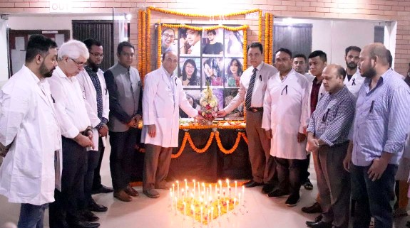 রাগীব রাবেয়া মেডিকেল কলেজে নিহত ১২ শিক্ষার্থীকে স্মরণ