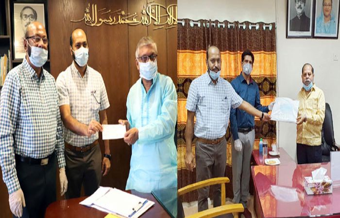 সিসিককে বারাকা’র নগদ অনুদান, মেডিকেল বিশ্ববিদ্যালয়ে পিপিই প্রদান