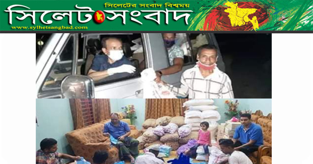 দুস্থ পরিবারের মধ্যে তেতলী ইউপি চেয়ারম্যান উছমানের ত্রাণ বিতরণ