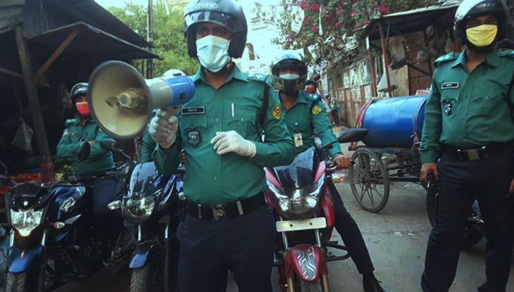 করোনায় আক্রান্ত ২১৮ পুলিশ সদস্য