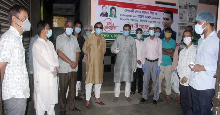 করোনা দুর্যোগে অসহায় মানুষের পাশে বিএনপি নেতা মিফতাহ সিদ্দিকী