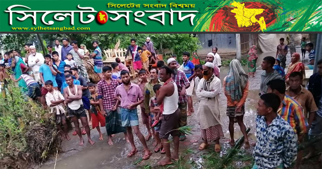 পাহাড়ি ঢলে সুনামগঞ্জের নদীতে পানি বৃদ্ধি অব্যাহত