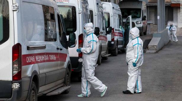 রাশিয়ায় একদিনেই করোনাভাইরাসে শনাক্ত ৮৭২৬ জন!