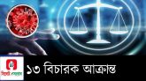 করোনায় আক্রান্ত হলেন ১৩ জন বিচারক