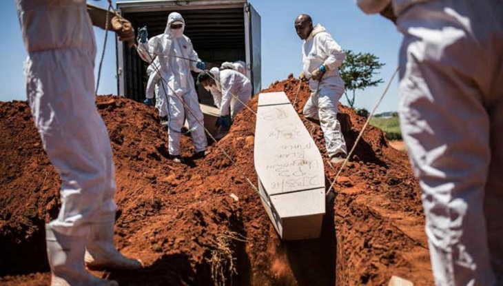 আগাম ১৫ লাখ কবর খুঁড়ে রাখছে দ. আফ্রিকা