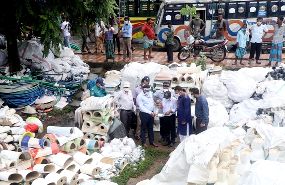 এডিসের লার্ভার উৎসস্থলে সিসিকের অভিযান, ৮৬ হাজার টাকা জরিমানা