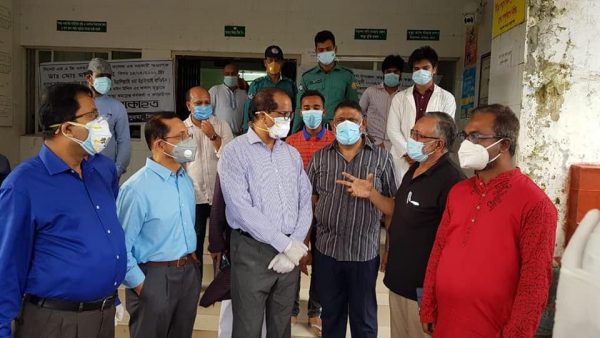 খাদিমপাড়া ও দক্ষিণ সুরমা করোনা আইসোলেশন সেন্টার পরিদর্শনে সচিব